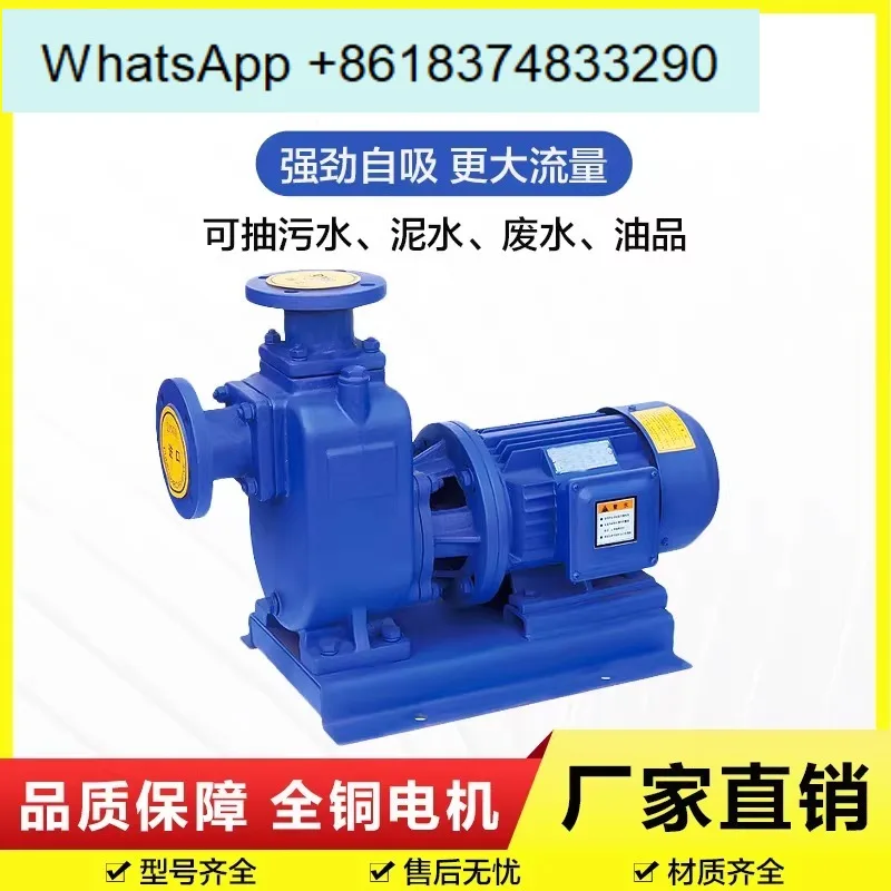 Direct connection non-clogging sewage cast iron stainless steel electric corrosion-resistant water pump