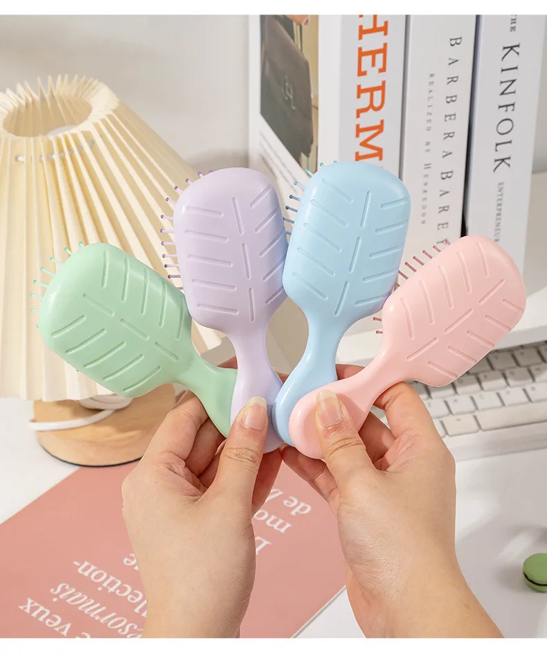 1pcs Mini Portable Massage Cute Cartoon Air Cushion Anti Screw Hair Brush Comb Hair Styling Tool Special for Real Hair Wigs