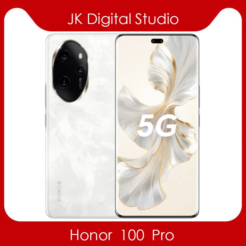 هاتف جوجل بلاي الأصلي هونور 100 برو 5G مقاس 6.78 بوصة OLED Snapdragon8 Gen2 50MP 5000Mah 100W SuperCharge NFC OTA