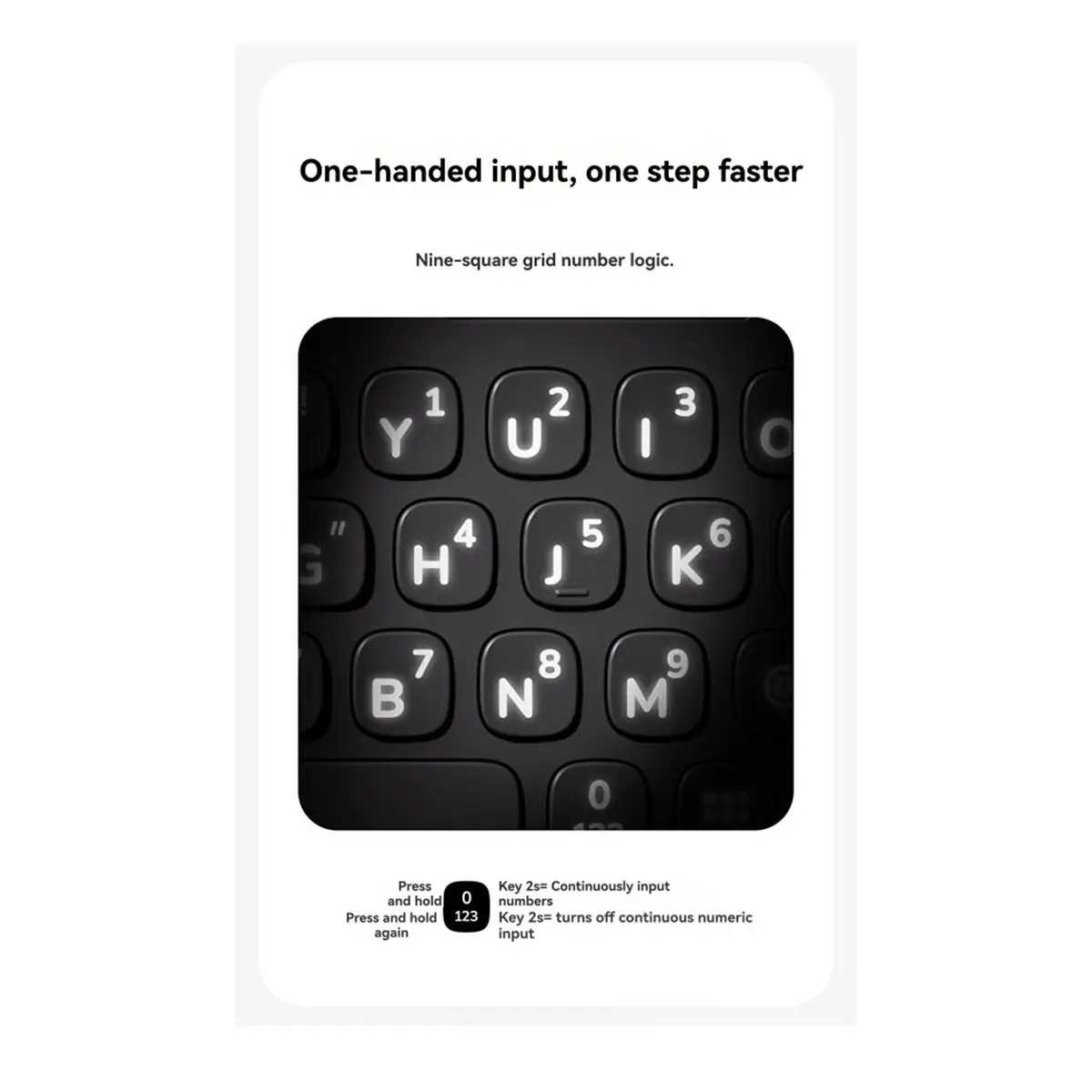 A86G NEW For AKKOMetaKey for 16 Pro Max Phone Case Physical Keyboard Feel Magnetic Suction Black