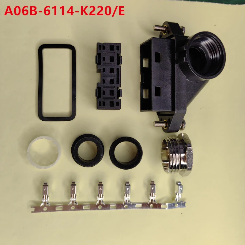モーター電源コネクタ-エルボ-6ピン-a06b-6114-k220-e-a06b-6114-k220-e-for-fanuc-1pc