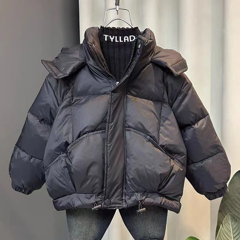 2025 New Thickened Korean Style Boys' Winter Cotton Coat Thickened Stylish Baby Winter Jacket Clearance Sale