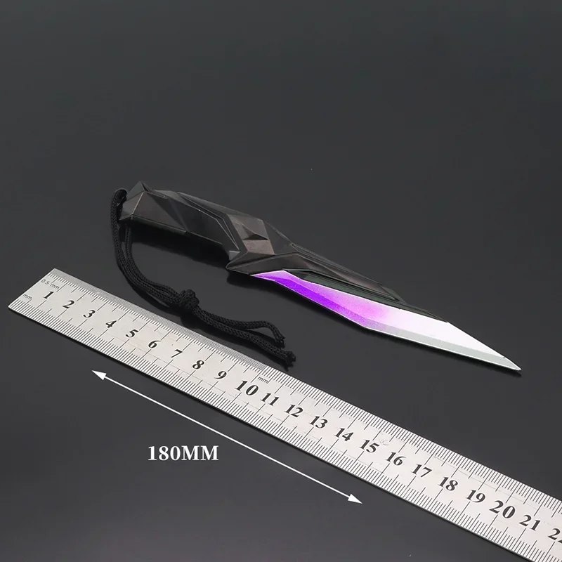 Valorant figure Singularity Knife Melee 18cm Alloy Material Collection Game Peripheral Samurai Sword Katana Model Toys for Boys