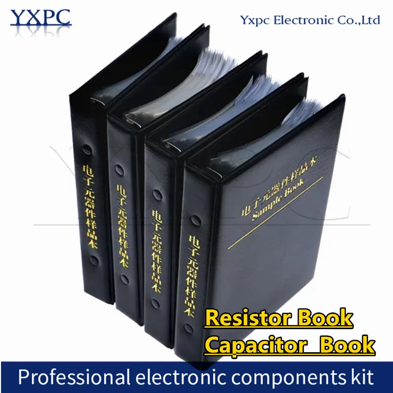 SMD Book Capacitor Resistor Kit 0805 Resistor Resistors Assortment 0201 0402 0603 1206 1% 170 Values 0R-10M DIY Sample Book