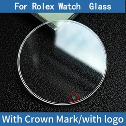 For Rolex  Sapphire Glass For Explorer 36/39Case 114270 124270 124273 214270 116400 With logo Gasket Anti Scratch Crystal parts