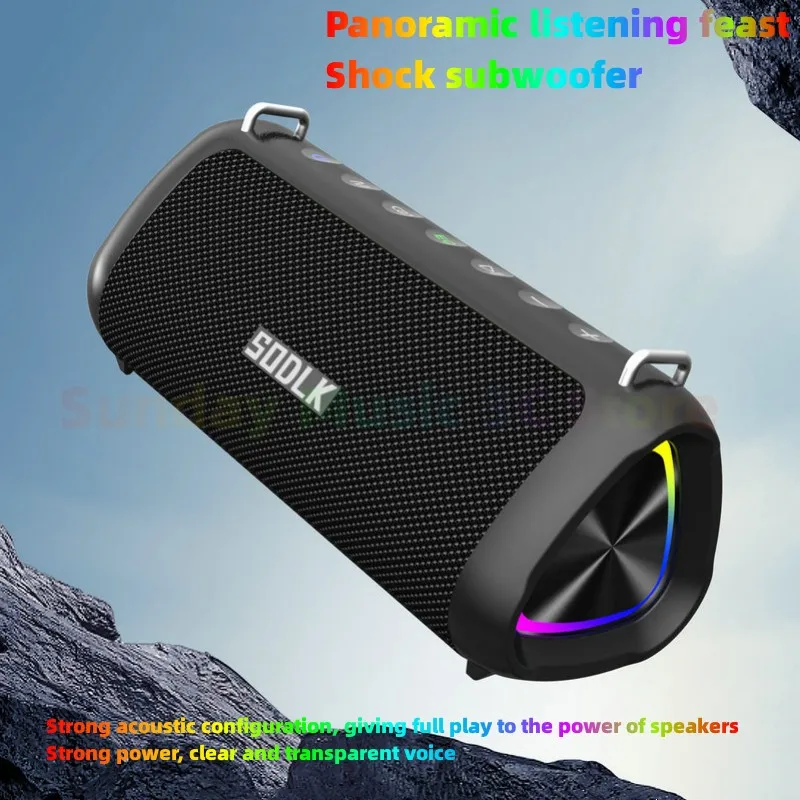 Altoparlanti Cassa audio Bluetooth portatile Soundcore IPX7 Altoparlante Bluetooth impermeabile per PC Boombox Subwoofer Carillon con TF USB