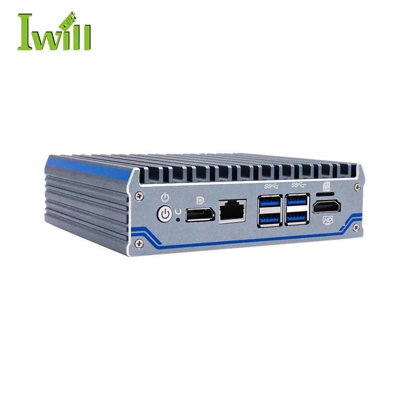 Cheap Customized Firewall VPN Network Security N1041 J4125 Mini PC Barebone System for Industry