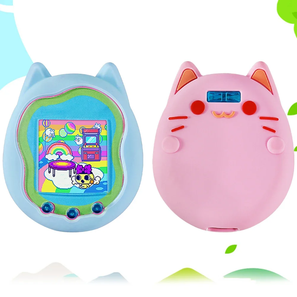 Silicone Case Screen Protector for Virtual Interactive Pet Game Machine Protective Sleeve Skin Suitable for Tamagotchi Uni