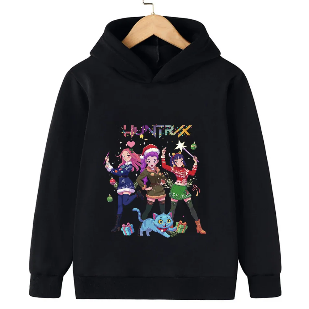 عيد ميلاد سعيد! سويت شيرت بغطاء للرأس للفتيات والأولاد من Witch Hunt، بلوفر عيد الميلاد، بلوفر للعطلات، سويت شيرت من النوع الثقيل #1