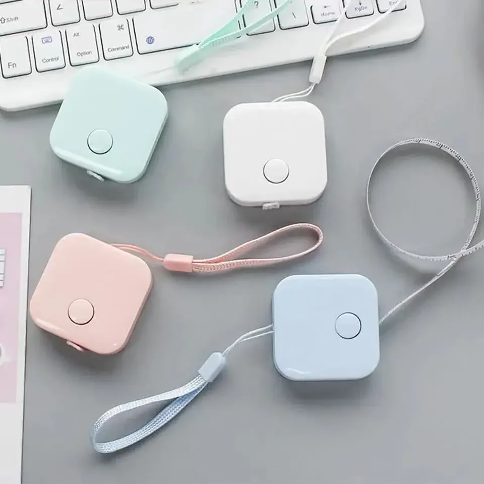 1.5Meter Portable Soft Tape Measure Double-sided Measurement Ruler Body Sewing Flexible Tailor Ruler Centimeter Inch Retractable