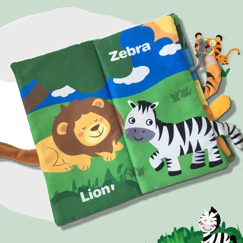 Baby Bücher Frühe Entwicklung Sensorischen Baby Tuch Buch Baby Spiele Schwarz Weiß Bücher Spielzeug Für Babys 0 12 Monate 1 2 jahr Alt