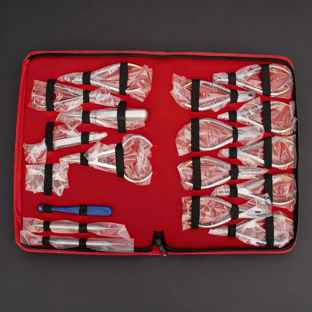18-teiliges Set Zahnärztlicher Kieferorthopädischer Zangen mit TC-Zahnarztwerkzeugen, Distalendschneider, Zangen, Zahnärztlichen Instrumenten – Detail 6
