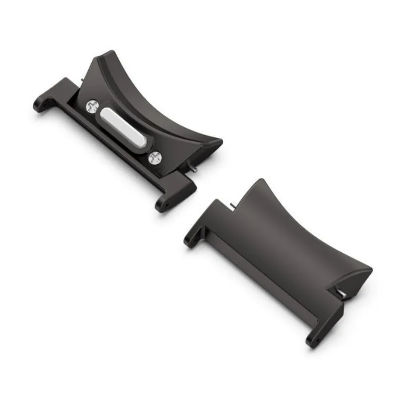 삼성 갤럭시 워치 스트랩 커넥터 단추 어댑터, 20mm 스트랩, 스테인리스 스틸 밴드, 4, 5, 6, 7 용, 1 쌍