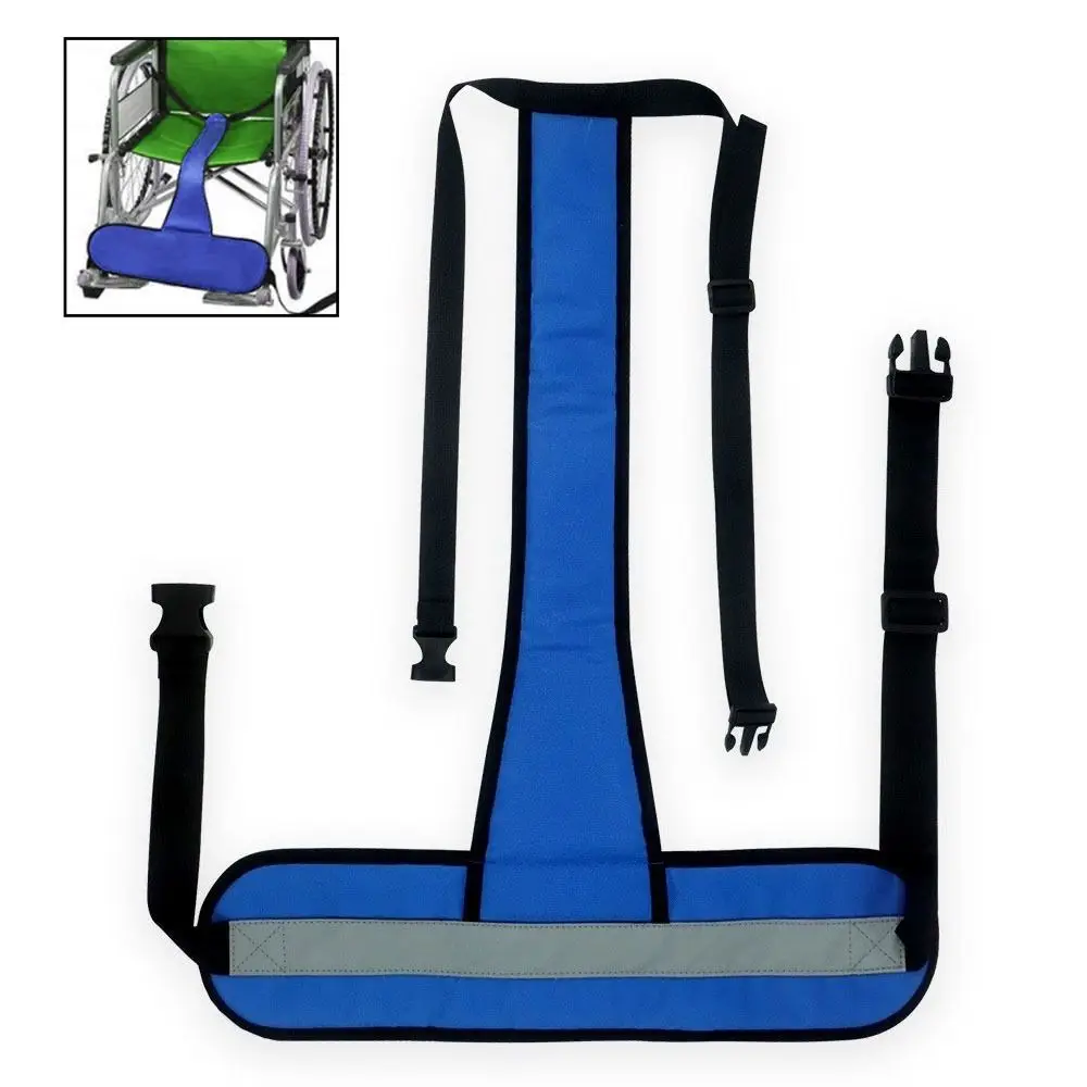Adjustable Wheelchair Safety Belt Fixing Prevent Tilting or Falling Wheelchair Harness Strap Anti-skid Breathable