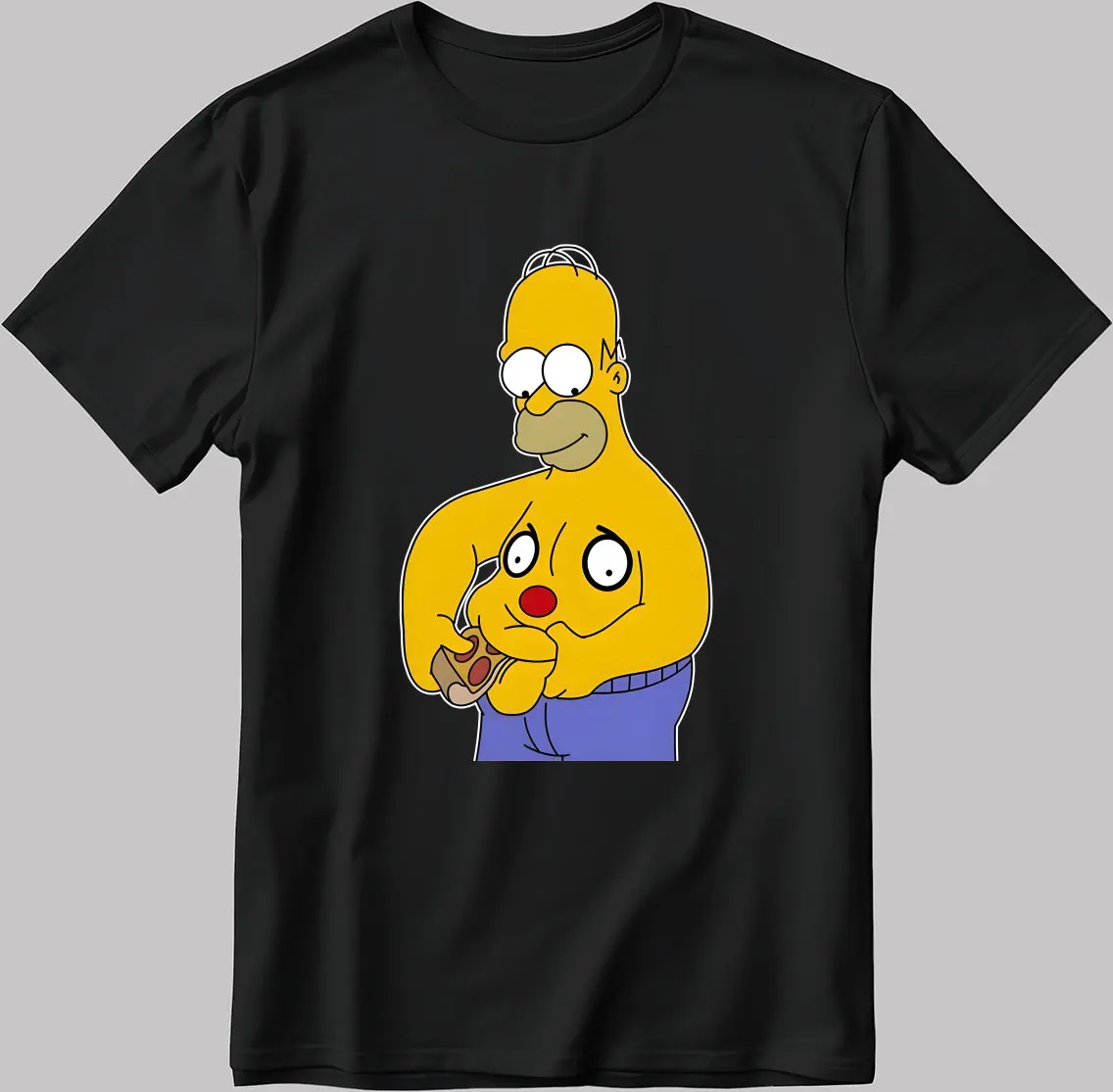 تي شيرت رجالي ريترو بارت سيمبسون كارتوني للجنسين من القطن الخالص قابل للتنفس أنيق ومتعدد الاستخدامات ملابس الشارع كبيرة الحجم فضفاضة غير رسمية #1