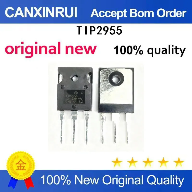 (5-100 Pieces) Brand new original TIP2955 TO-247 15A 100V high-power Darlington transistor