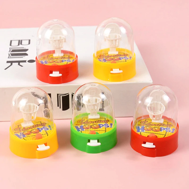 10pcs Mini Fingers Basketball Shooting Games Early Parent-Child Interactive Desktop Games Toys Sport Theme Birthday Party Favors