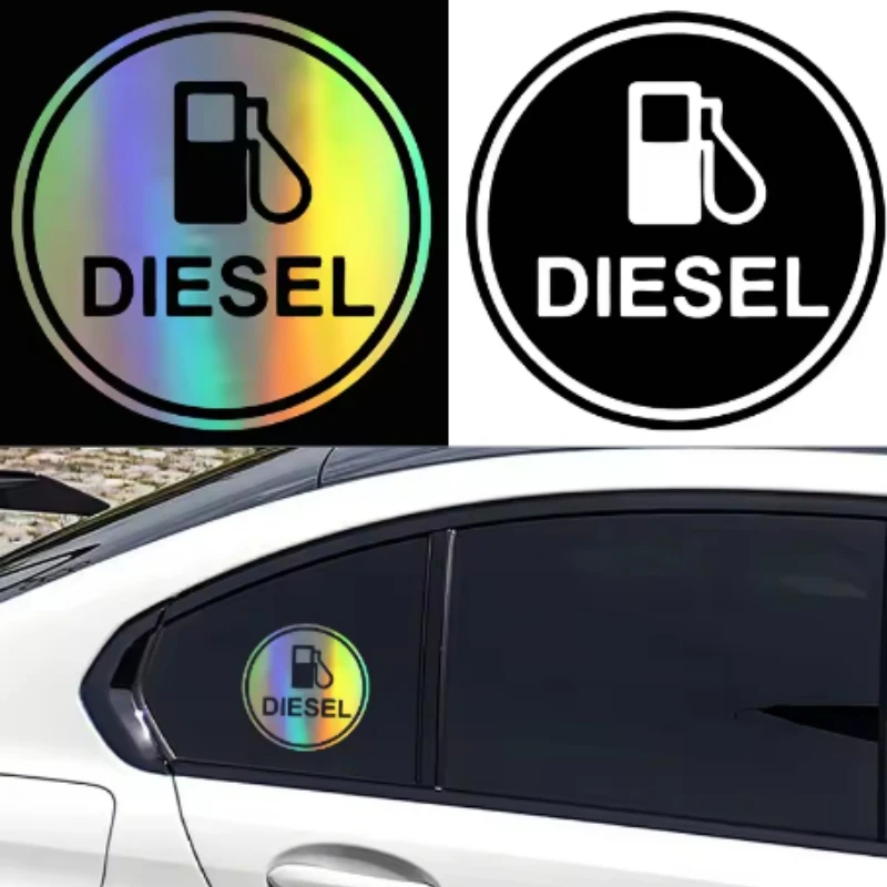 سيارة ملصق مضحك الفينيل سيارة ملصق الديزل ملصقات مصورة مقاومة للماء على شاحنة الوفير النافذة الخلفية 14*14 سنتيمتر الملحقات الخارجية #2