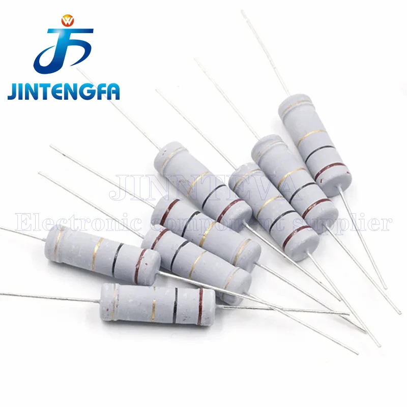 10pcs 5W 5% Carbon Film Resistor 1R ~ 1M 2.2R 10R 22R 47R 51R 100R 150R 470R 1K 4.7K 10K 47K 1 2.2 10 22 47 51 100 150 470 Ohm