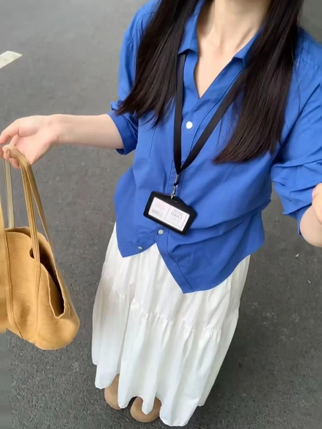 

Collar Bubble Sleeve Slim Fit Shirt Women Summer Pleated Short Sleeve Fashionable Korean Style Loose Polyester Casual Shirt