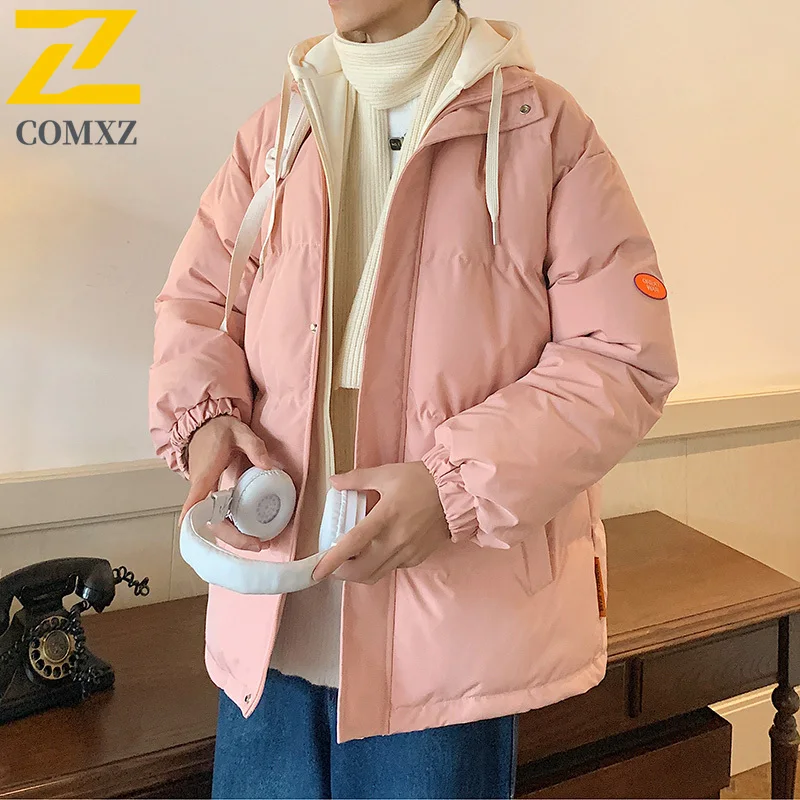 남성 파커 코트 겨울 따뜻한 캐주얼 야외 여행 스노우 코튼 패딩 자켓 작업 두꺼운 방풍 스키 방한 빵 자켓