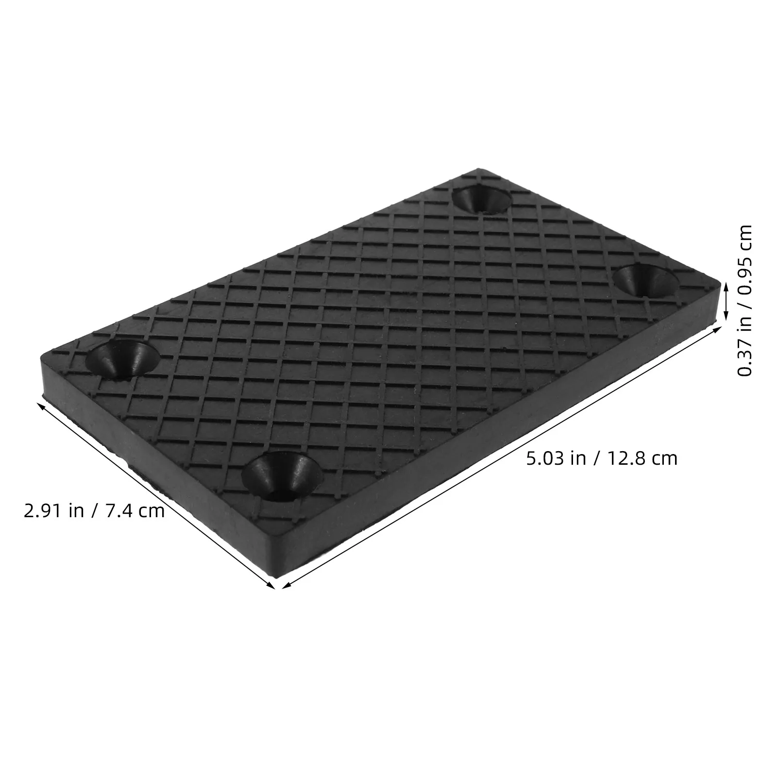 2Pcs Automotive Lift Rubber Blocks Arm Support Pads Heavy Duty Protection for Vehicle Jacking Stable Secure Replacement Parts