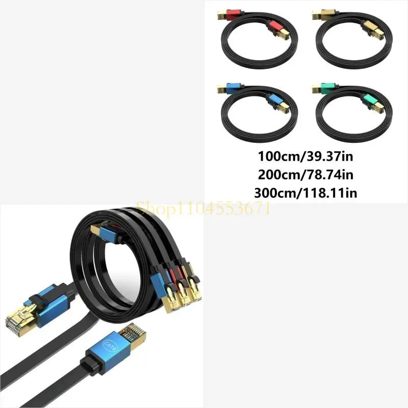 

Best Seller CAT8 Ethernet Cable 40Gbps 2000MHz 26AWG CAT8 Cable LAN Internet Networking Cord