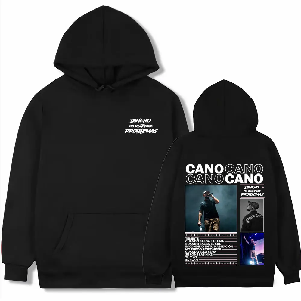 Rapper Cano Triana New Album 2025 Tour Merch Hoody Men Women Hip Hop Fashion Trending TOPS Casual Fleece High Quality Sweatshirt