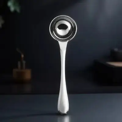 

1 pc 25Ml Stainless Steel Coffee Scoop Spoon Rustproof Dishwasher Safe Multipurpose Measure Spoon For Coffee Milk