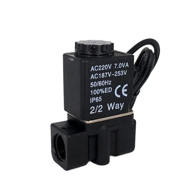 Authentic two position two-way plastic solenoid valve 2P025-08BIG/2P02508-06 industrial fluid control valve
