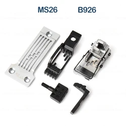 JUKI DT6-B926 MS-926 B927-3N Gauge Set 3-Needle Double Chainstitch Crank Arm Needle PlateFeed-Dog Presser Foot Needle Clamp Kit