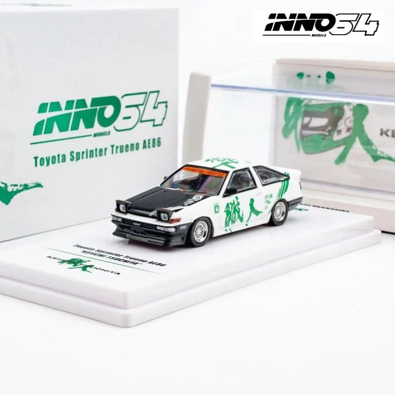 

INNO 1:64 Toyota AE86 SPRINTER TRUENO Cast Alloy Model Car, a gift for friends, an adult collection piece.