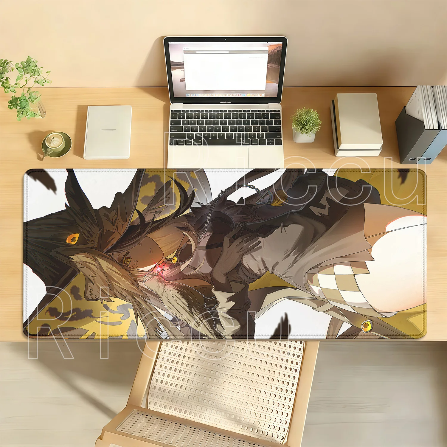 NTE Blackbird Mousepad Neverness To Everness Anime Girl Mouse Pad Non-Slip Office Accessories Overlock XXL ‌HD Printing Desk Mat