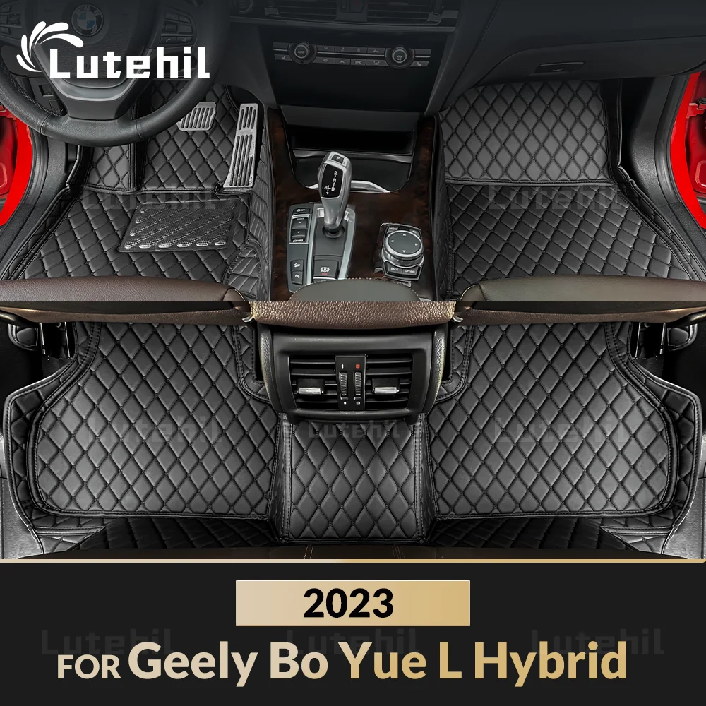 

Custom Car Floor Mats For Geely Bo Yue L Hybrid 2023 Automobile Carpet Cover Interior Details Accessories Protective Pad Parts