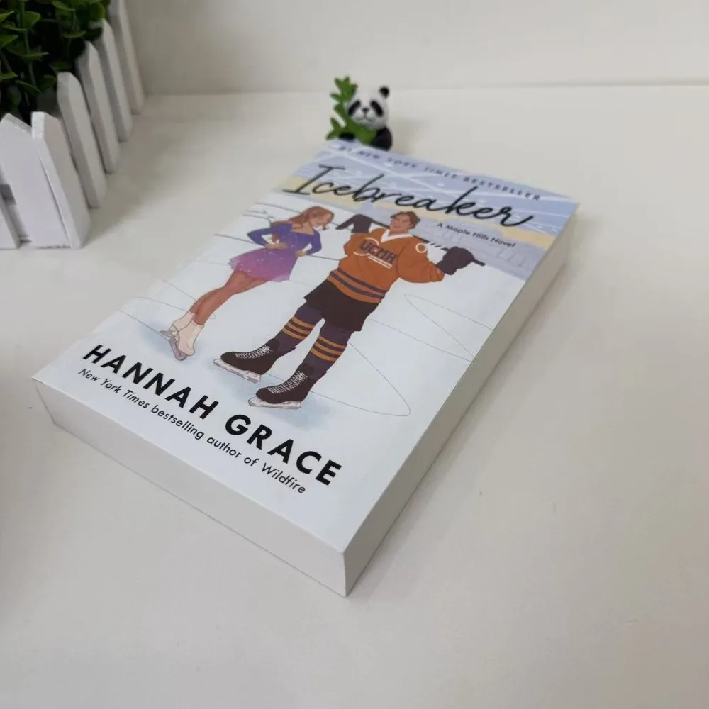 Icebreaker Hannah Grace English Young Adults Paperback #1 NYT Bestseller Ice Hockey Sports Romance Novel Free Shipping
