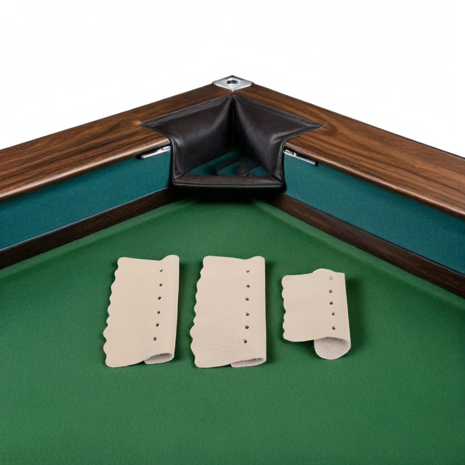 

6Pcs Billiard Table Pocket Liners Artificial Replacement Pockets for Pool Table Corners Corner Guards Billiards