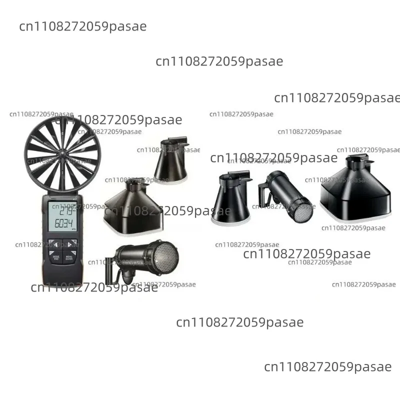Kit 417: 2-blade Anemometer with Measuring Funnel and Flow Straightener