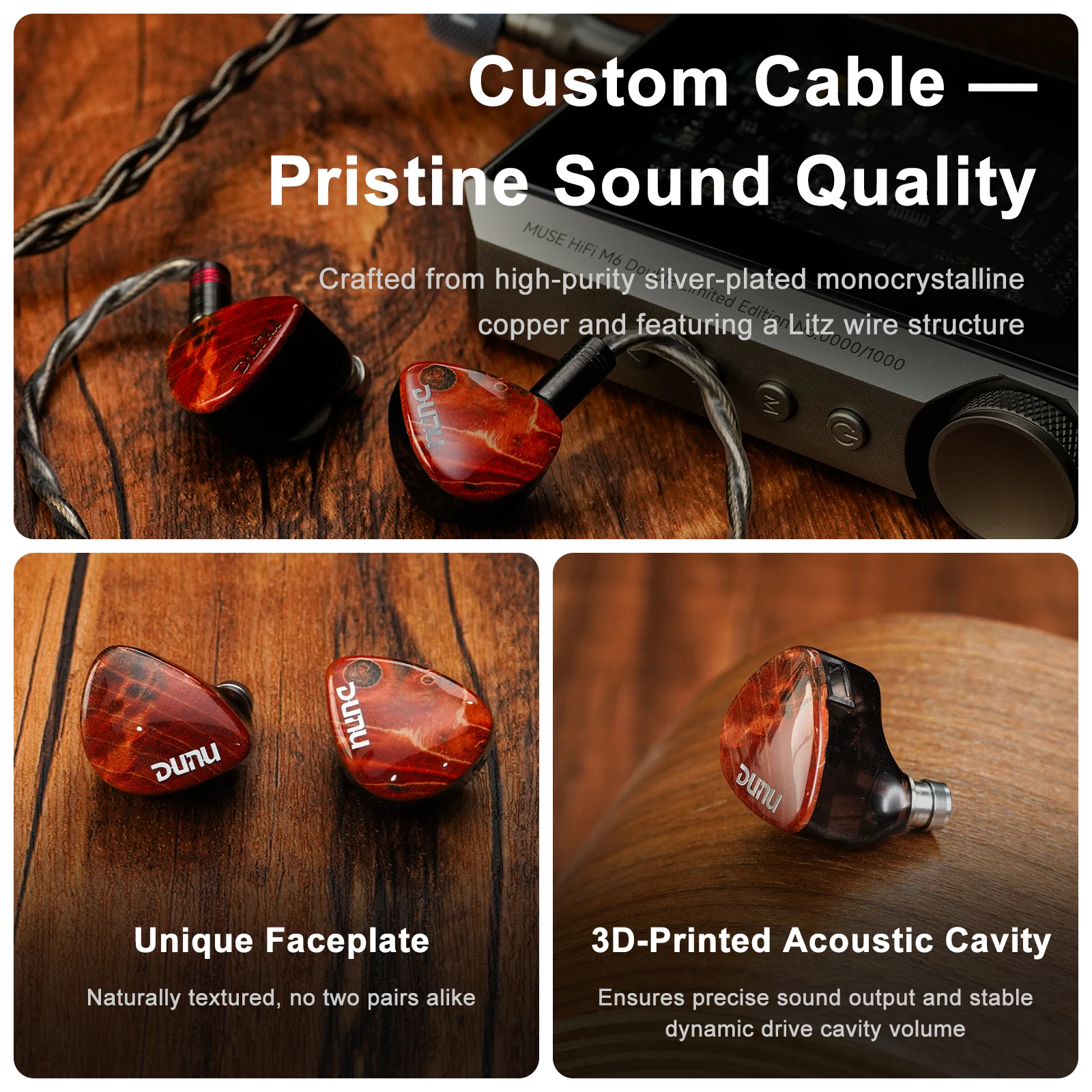 HiFiGo DUNU x Gizaudio DaVinci 2DD+4BA Hybrid In-ear Monitor