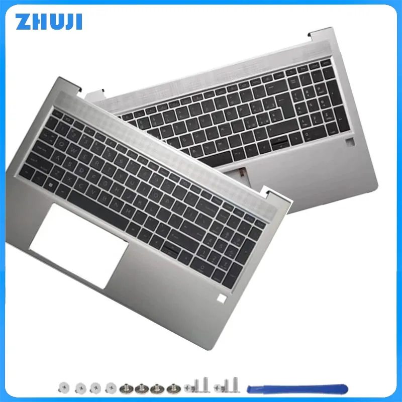 

With Backlit Keyboard For Probook 450 G9 455 G9 Palmrest Upper Cover Computer Replacement Part Accessories N01933/N01934-001