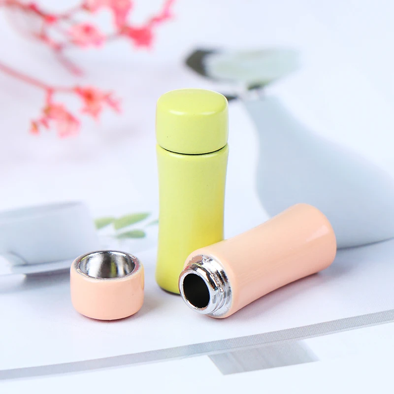 1:12 Dollhouse miniature Water cup insulating cup can opened simulation Toy