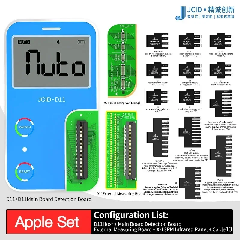 JCID JC D11 Multifunctional Digital Detector For Measuring PCB Board Data Short Circuit Repair JC Online Maintenance Diagram set