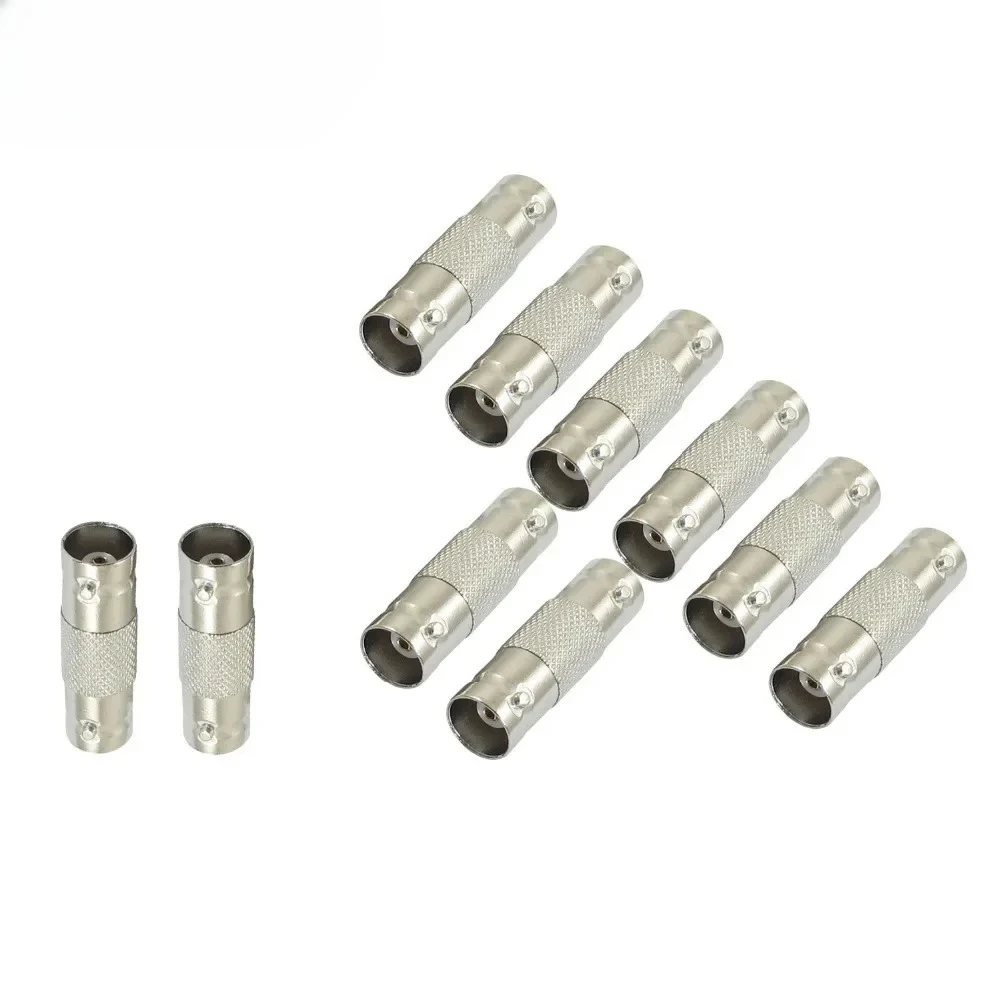 ESCAM 10pcs BNC Female To Female Inline Coupler Coax BNC Connector Extender For CCTV Camera Security Video Surveillance System