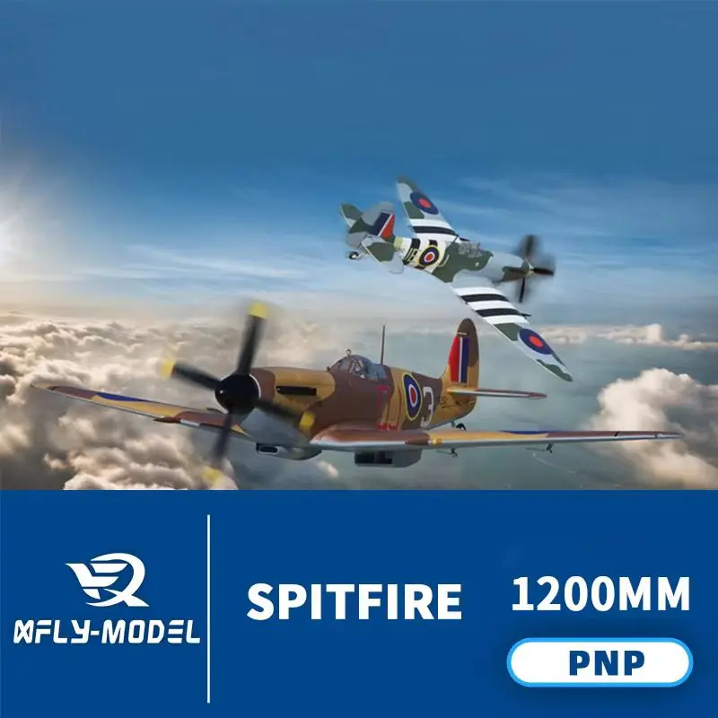 XFly Model 1200mm SPITFIRE Fighter Electric RC Foam Aircraft Fixed Wing Remote Control Model Aircraft Toy PNP RC Airplanes Gifts view 6