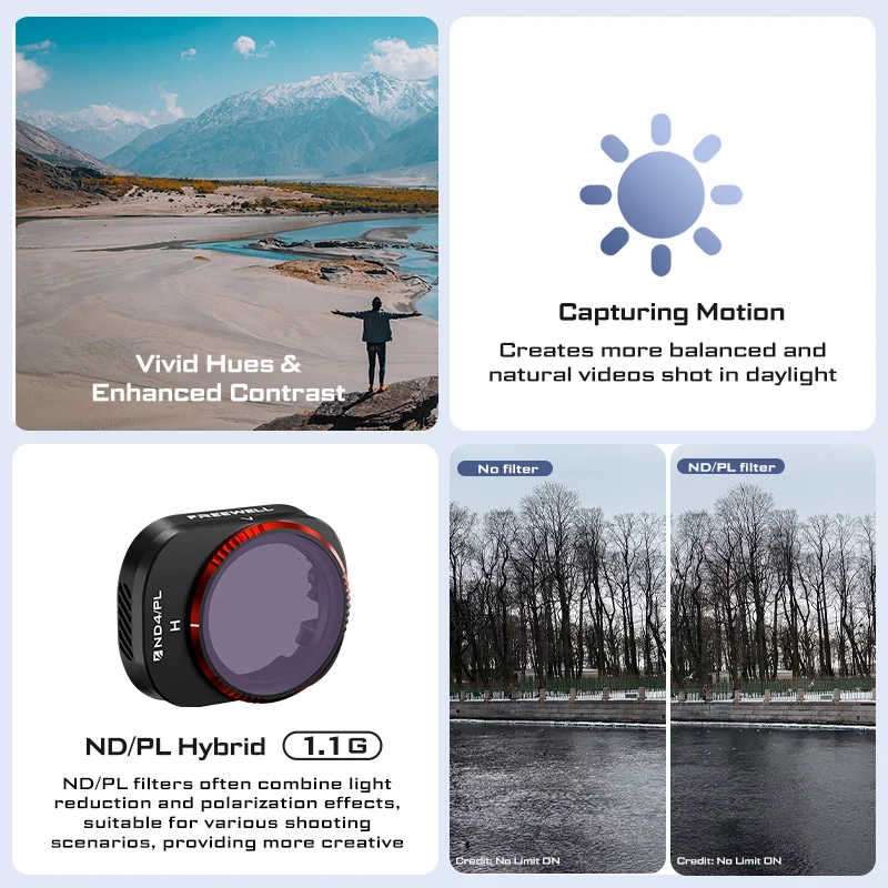 Filtro Freewell ND32/PL Per Drone Mini 4 Pro – Riduce Luce E Riflessi, Tecnologia GimbalSafe E Rivestimenti Anti-Graffio