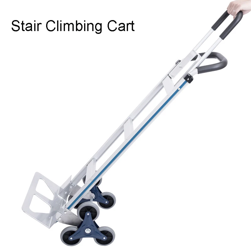 

Climbing Stairs Cart Heavy Duty Folding Trolley Household Stair Climbing Machine Up And Down Stair 3 Wheels Stair Climber