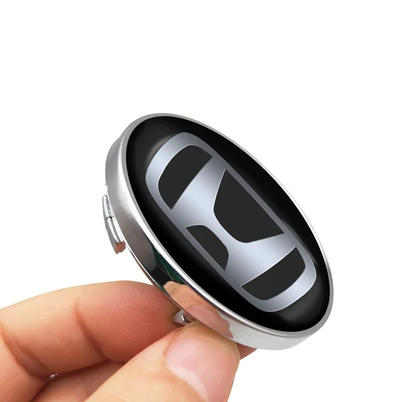 4 قطعة 60 مللي متر سيارة عجلة مركز محور غطاء ريم محور الغبار غطاء شعار لهوندا سيفيك فاراديرو Xl1000 Xadv 750 فورزا شادو