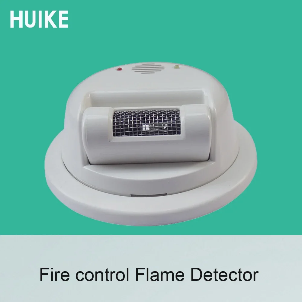 1 PCS Ultraviolet Ray Detector Ceiling Fire Control UV Sensor Safety Protection Wire Flame Sensor Factory Warehouse NC NO Signal