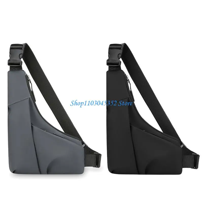 

A3PE Small Crossbody Bag Multifunctional Chest Bag with Adjustable Strap Phone Holder Chest Pack Casual Bag