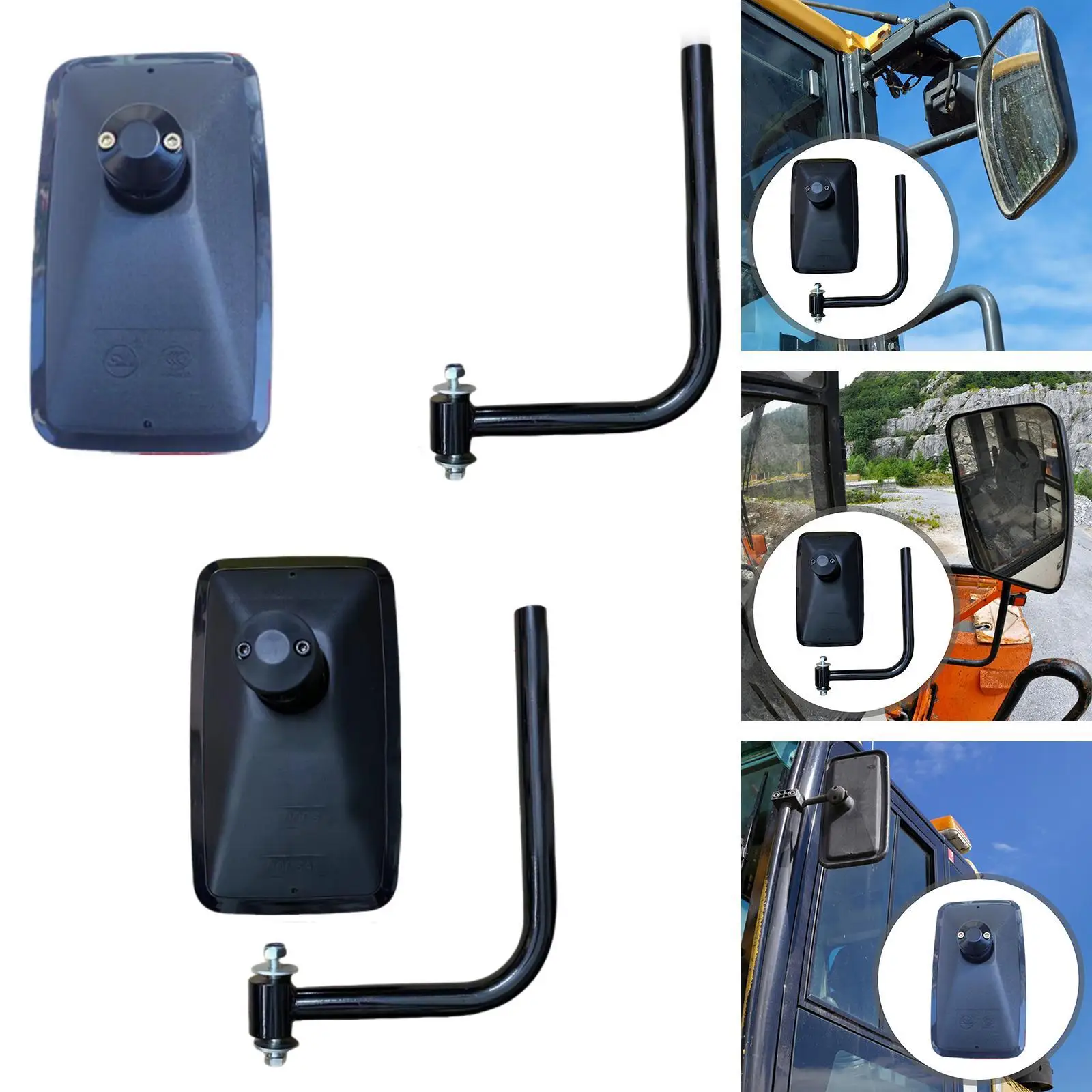 Tractor Mirror Assembly Easily Install Repair Tractor Side View Mirror