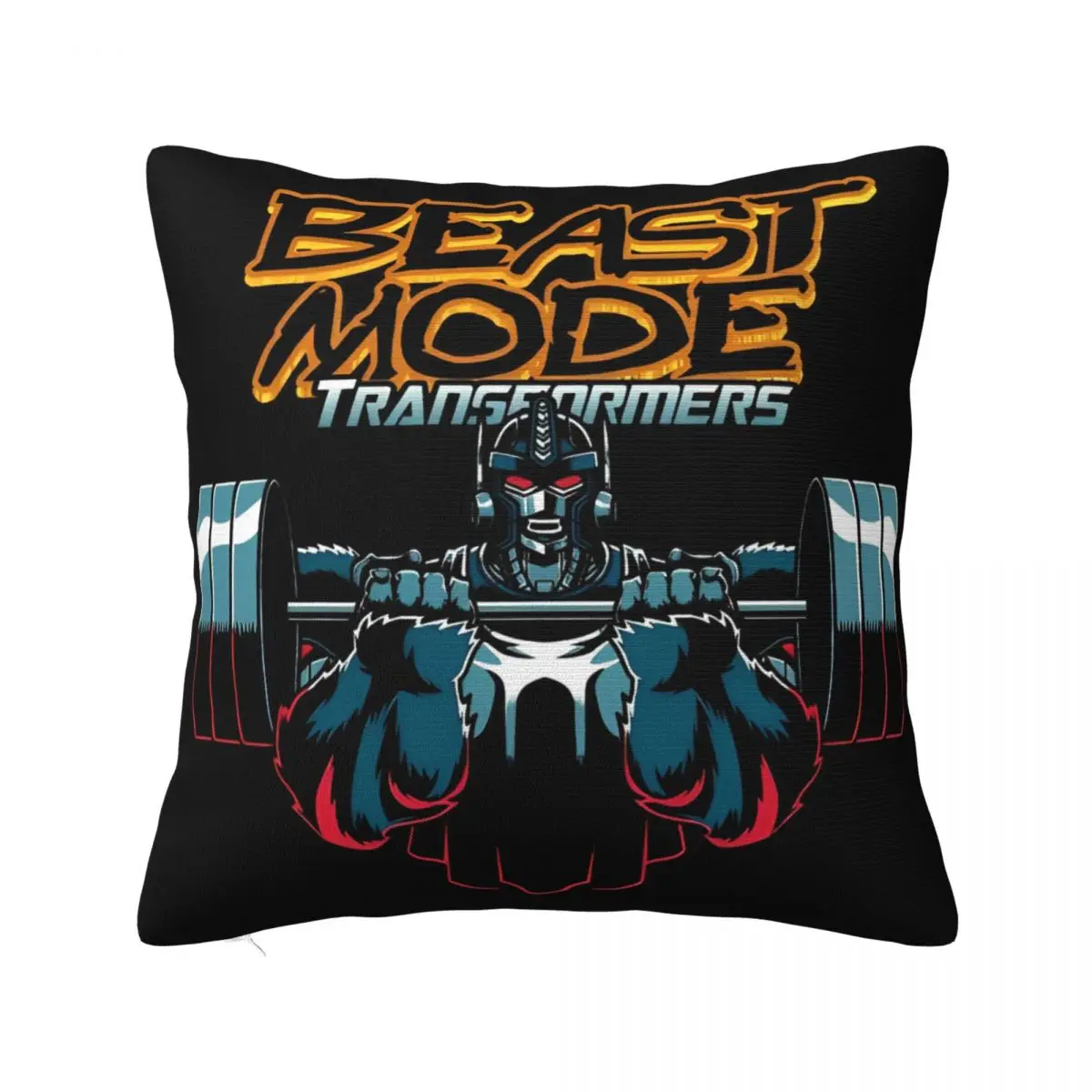 Cartoon Beast Mode Transformers Pillowcases Kawaii Print Home Sofa Throw Pillow Cover Birthday Gift for Kids